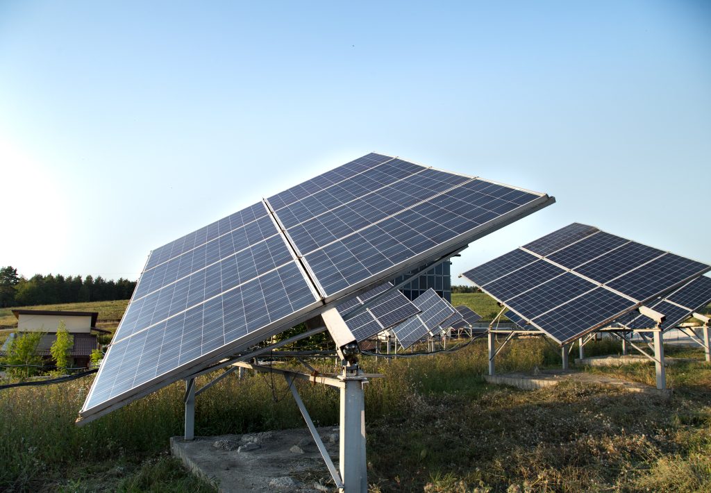 photovoltaics in solar power station energy from natural