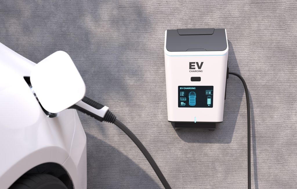 EV Charging Station, Clean energy filling technology, Electric car charging