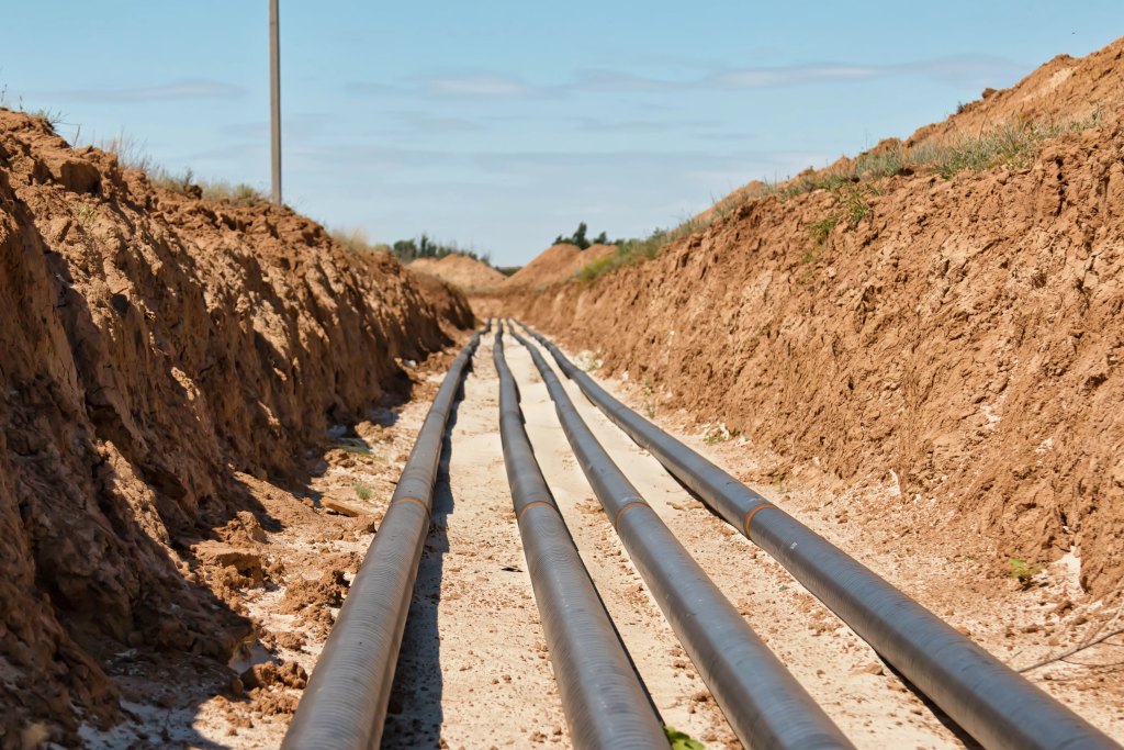 underground distribution lines