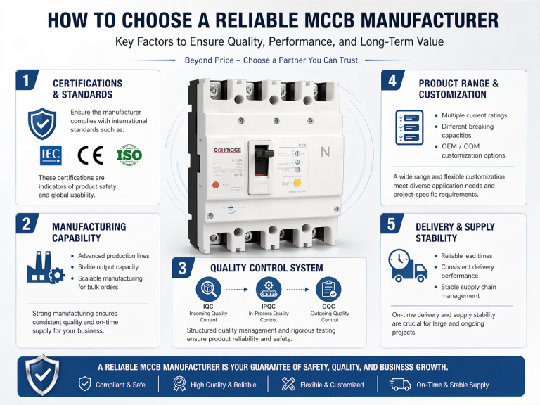 Molded Case Circuit Breaker Manufacturer – A Complete Guide for Buyers