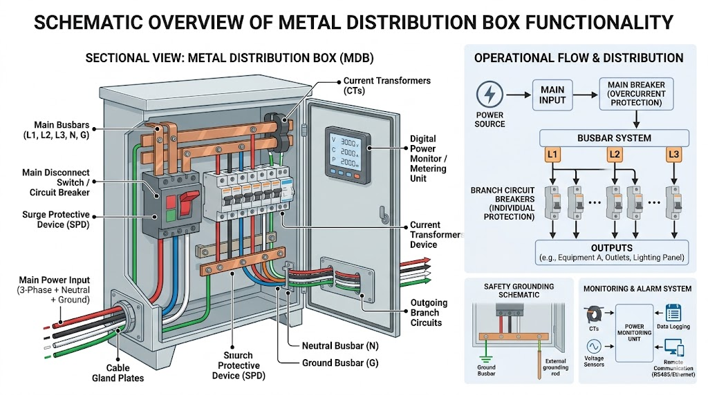 Metal Distribution Box