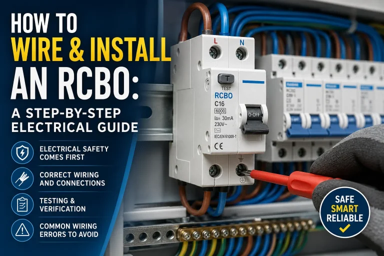 How to Wire & Install an RCBO: A Step-by-Step Electrical Guide
