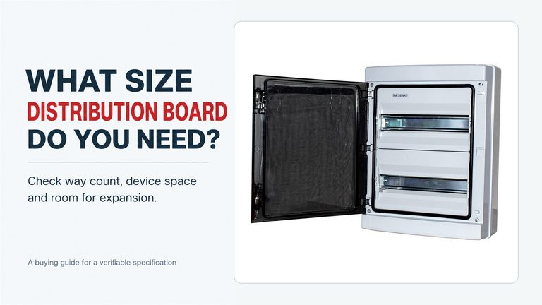 Distribution Board Sizes How Many Ways Do You Need