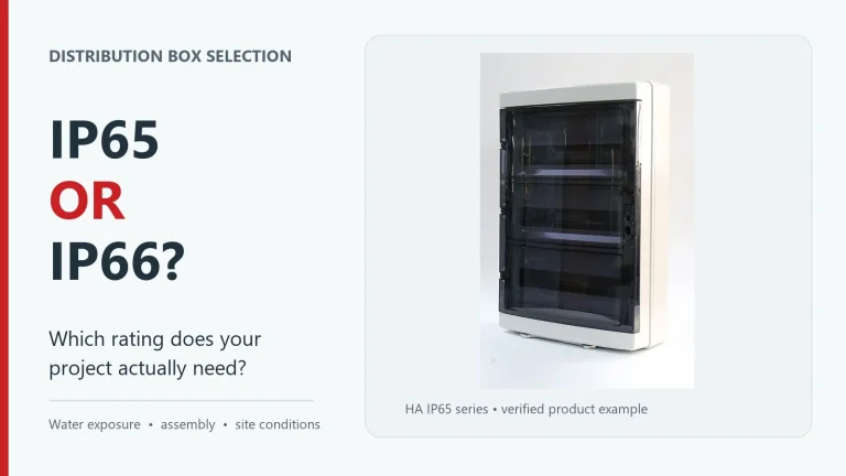IP65 vs IP66: Which Rating Does Your Distribution Box Need?